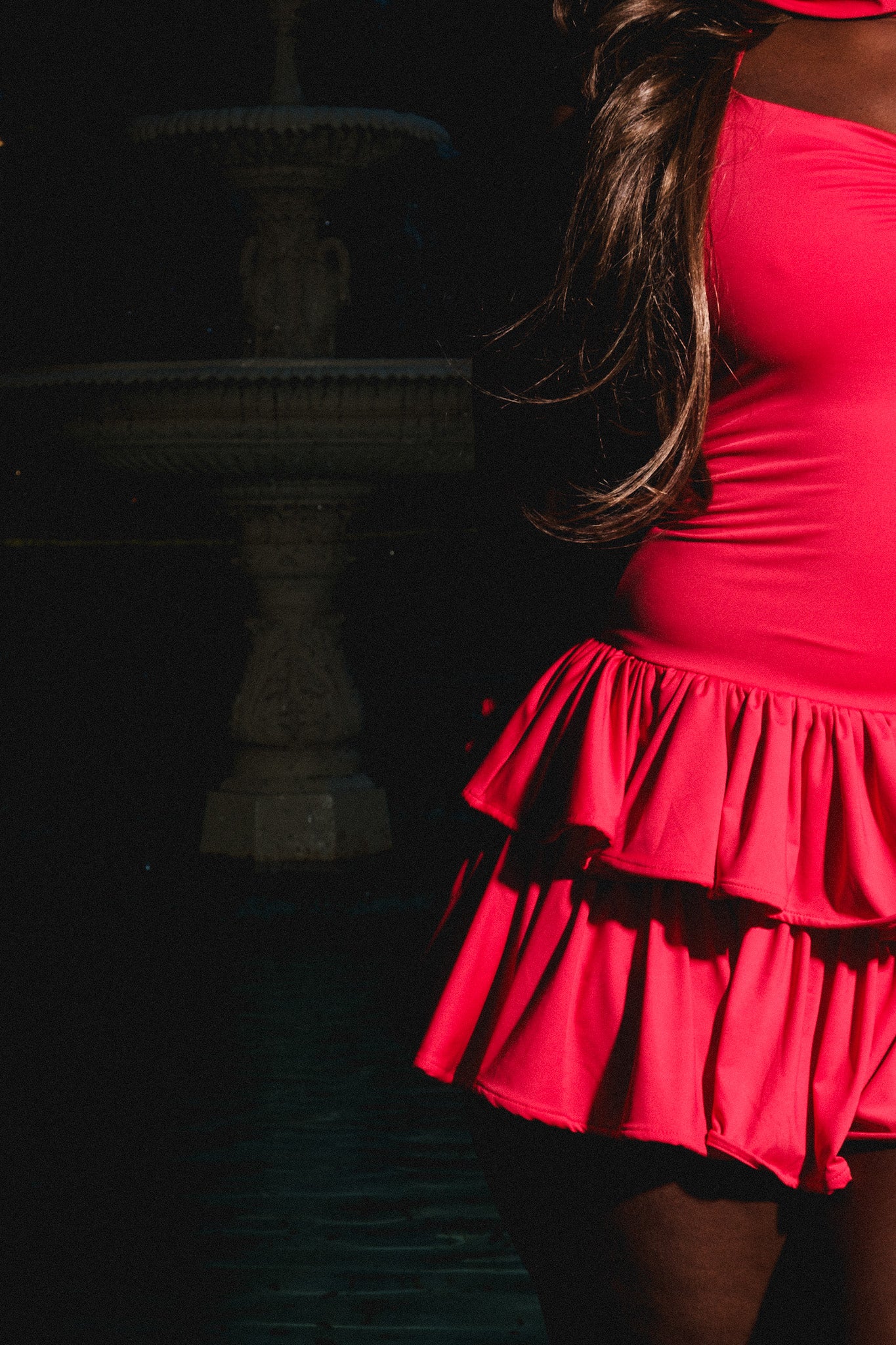 The Milu Swim Dress - Red